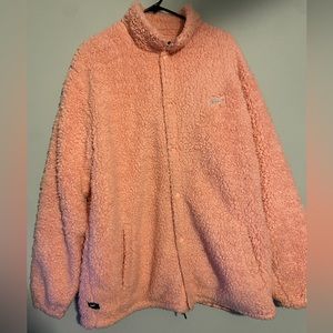 10.Deep, Pink Button Down Fleece!